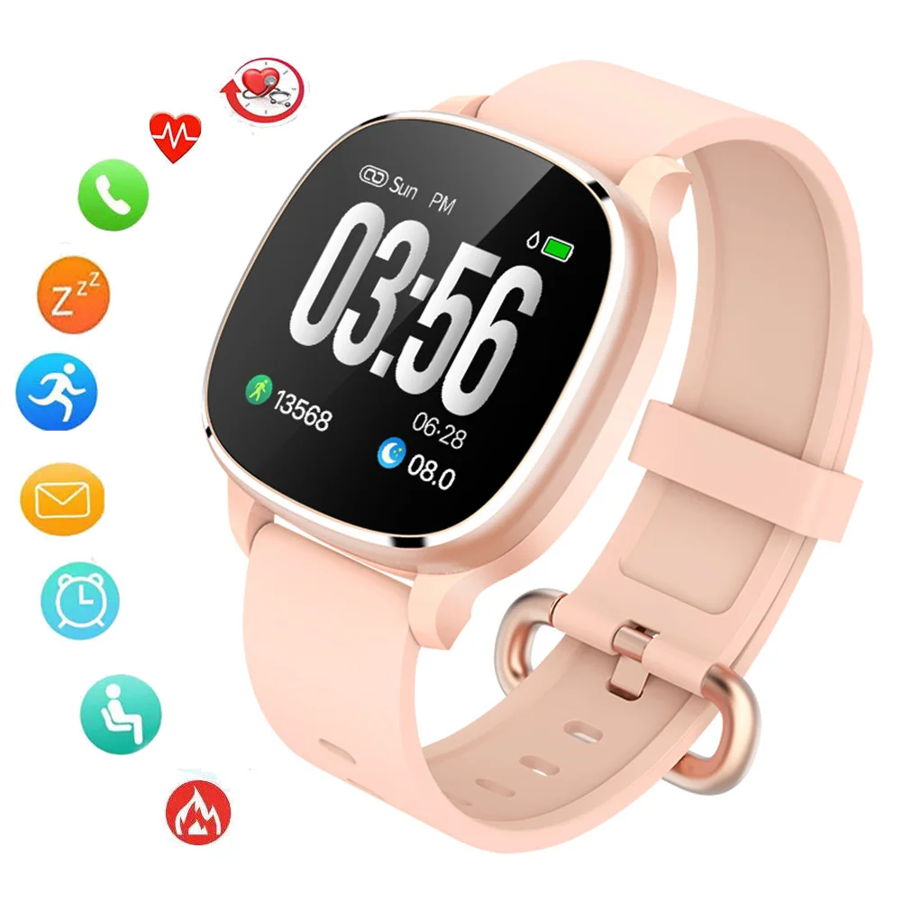 

Touch Screen Smart Watch Sports Activity Tracker SMS Notification Men Women Heart Rate Monitor Fitness Bracelet