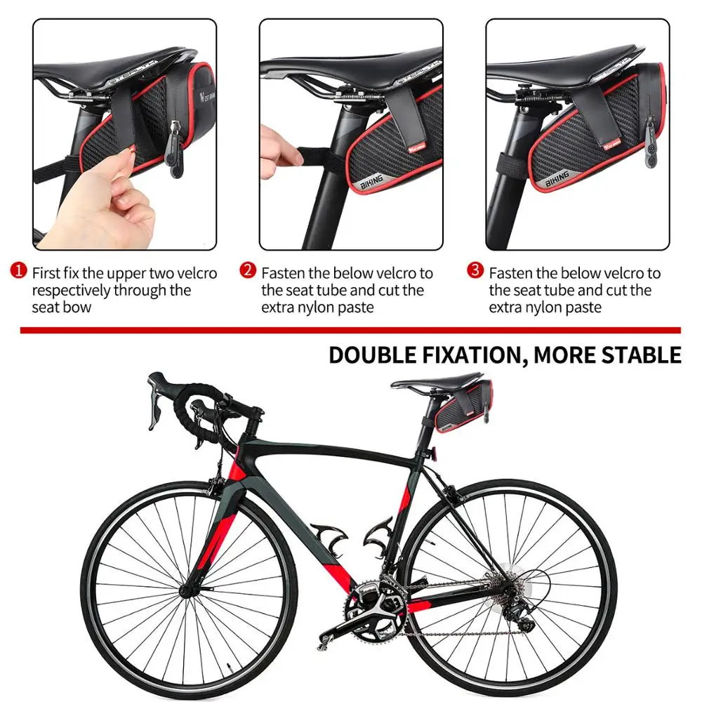 

WEST BIKING Bicycle Saddle Bag MTB Road Bike Seat Bag Pouch Waterproof Cycling Wedge Pack Bicycle Tools Storage Bags