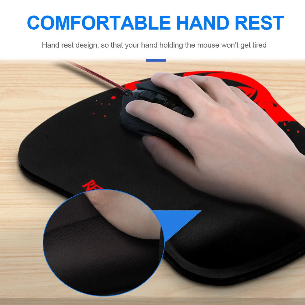 Игровой коврик для мыши Redragon LIBRA игровой однотонный 259X248X3MM с закругленными краями