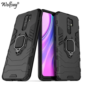 for xiaomi redmi 9 case shockproof armor magnetic suction stand full edge cover for redmi 9 8 8a 7a 9a 9c case cover for redmi 9 free global shipping