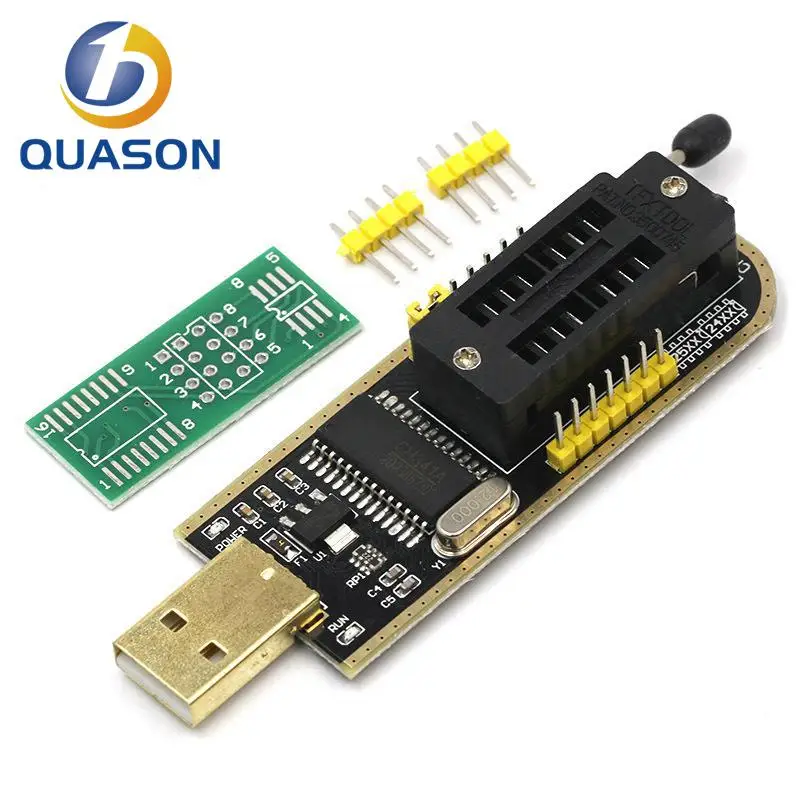 USB программатор CH341 24 25 Series EEPROM модуль программатора с флэш BIOS + зажим SOIC8 SOP8 для