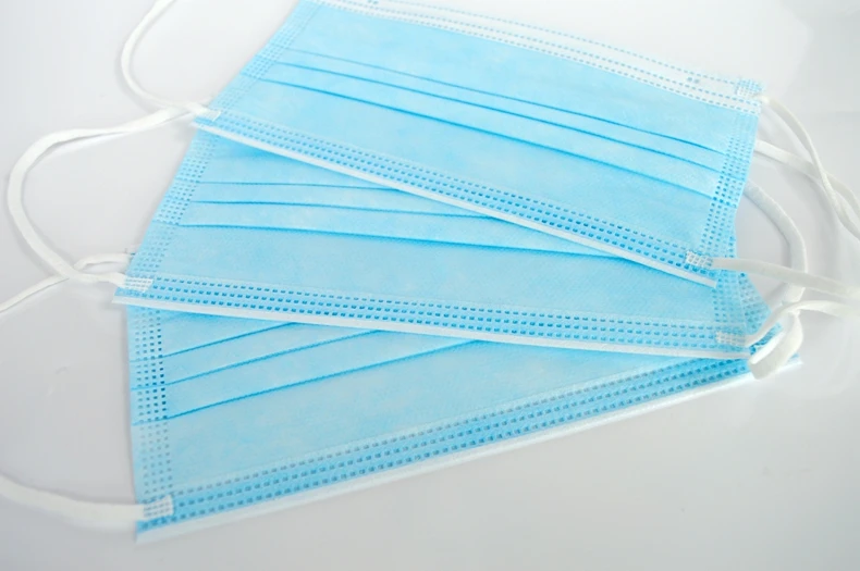 

Medical Mask Disposable Surgical Mask Non-Woven Filter Disposable Face Mouth Mask 3-Layers Protective Adult