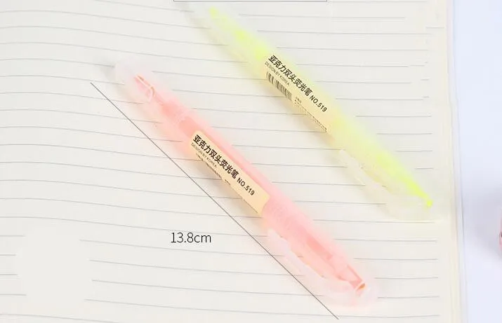 1 шт. двойная головка 2 в ручка хайлайтер японская канцелярская милые офисные