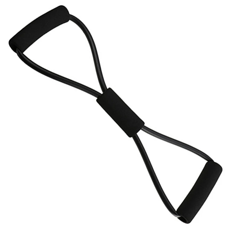 

2021 Hot Yoga Gum Fitness Resistance 8 Word Chest Expander Rope Workout Muscle Fitness Rubber Elastic Bands For Sports Exercise
