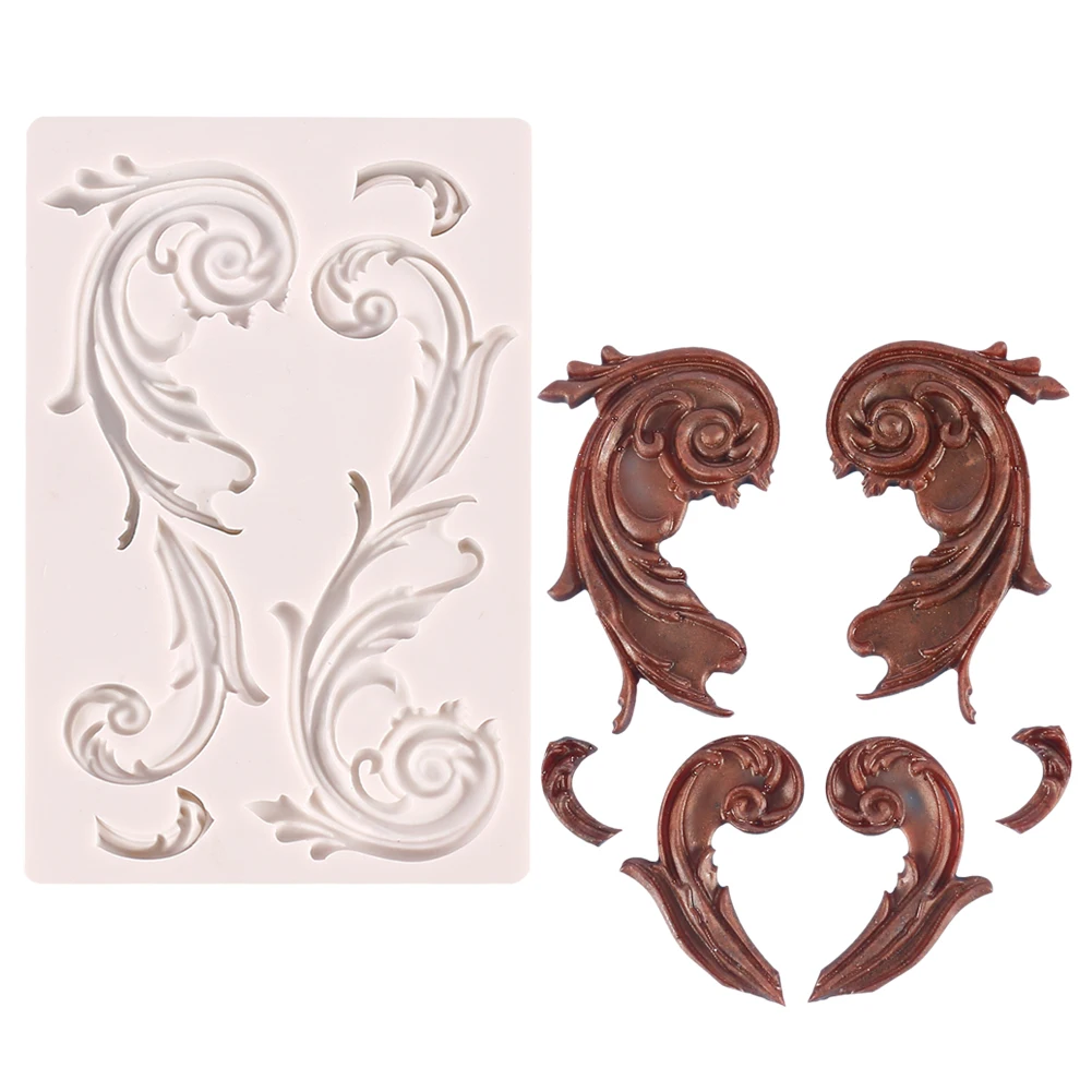 

European Style Relief Flower Pattern Silicone Mold Lace Cake Decorating Tools DIY Fondant Chocolate Candy Baking Mold