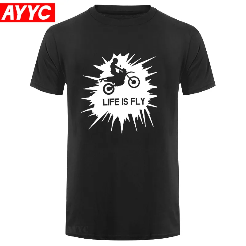 

NEW Short Sleeve O Neck 100% Cotton Motocross Braaap Men's T Shirt Tops Men Printing Summer Tee Shirt T shirt Plus Size