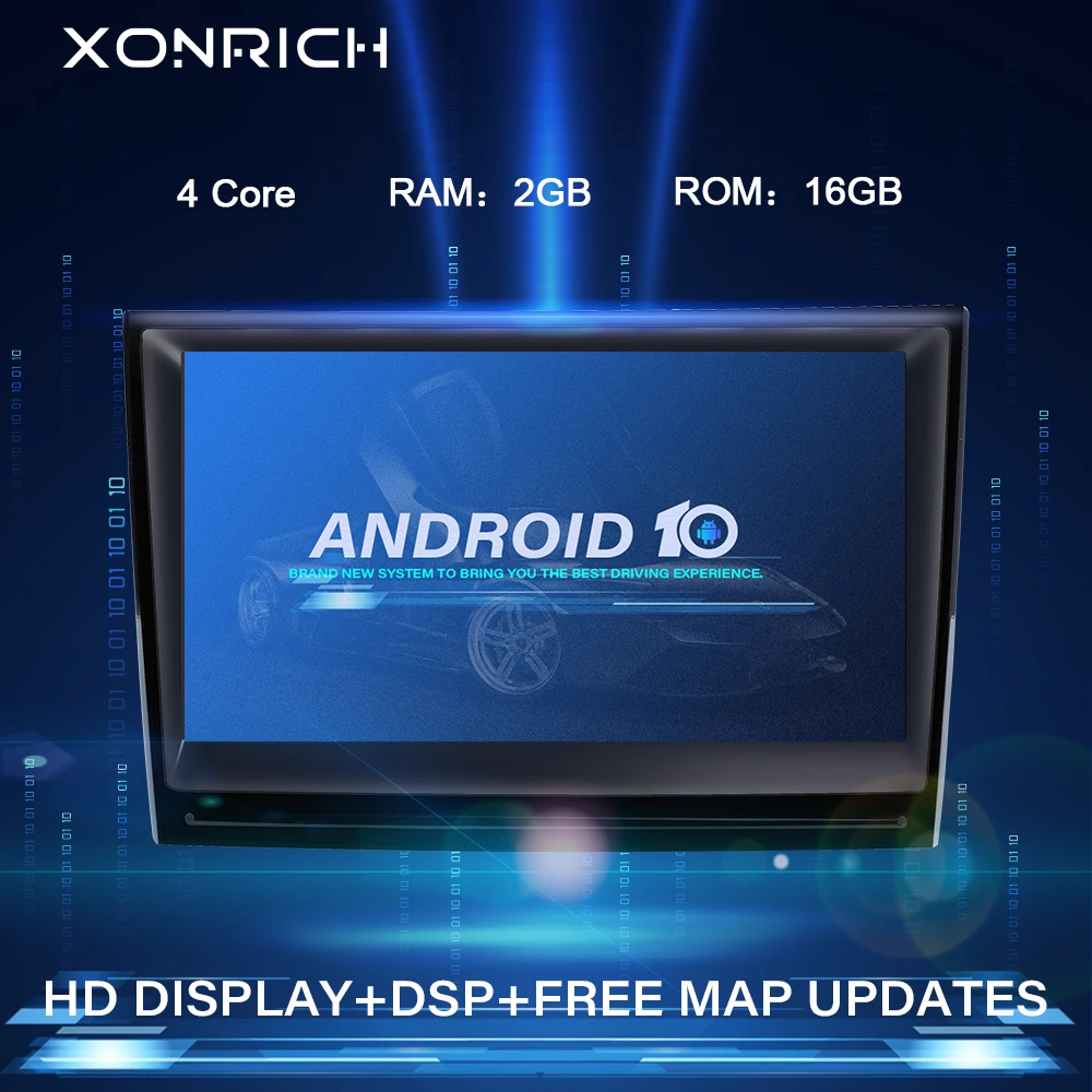 2 Din Android 10 автомобильный мультимедийный плеер для Porsche/911/997/Cayman/Boxter радио головное