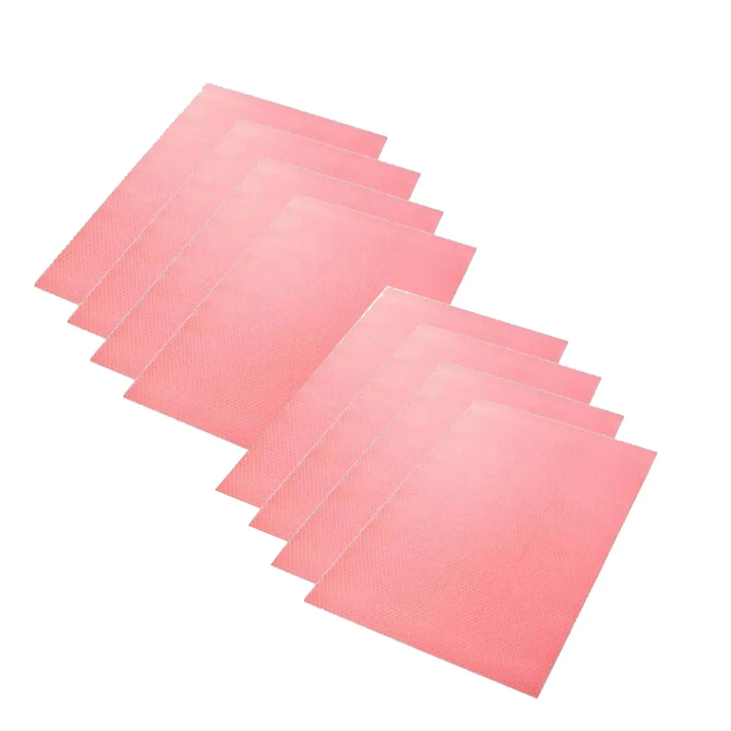 Pink Tenske 8 шт. многофункциональный коврик антибактериальные холодильник площадку, а также для прокладка для ящика подложки под тарелки, коврики для стола и каботажное судно 45X29 см AG23 - Цвет: Pink