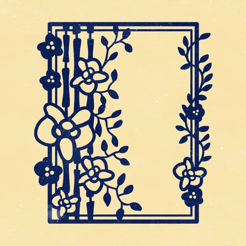 Eastshape штампы Цветочная рамка металлические для резки скрапбукинг новинка 2020