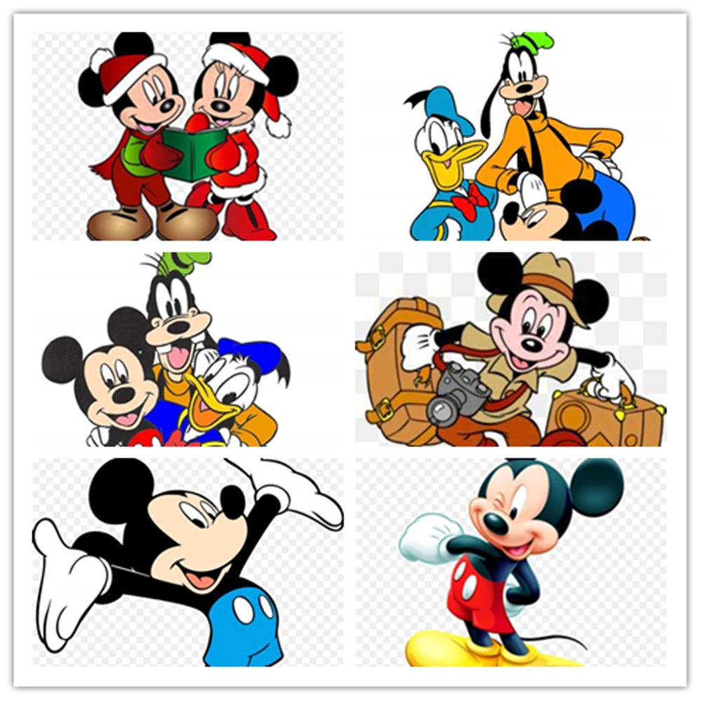 

Настенная картина «Дональд Дак» с изображением Микки Мауса из Диснея, скандинавские постеры и принты, настенные картины для украшения гост...