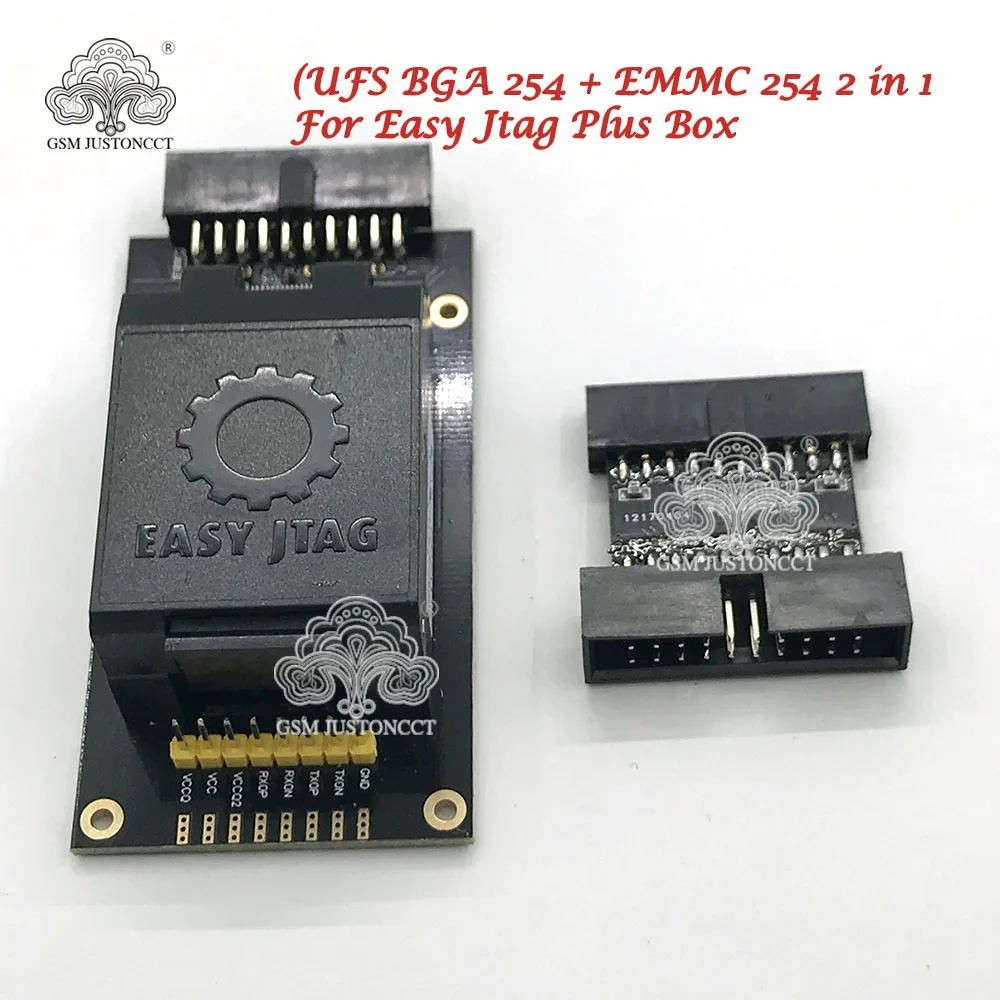 2022 nuevo ORIGINAL f&aacute;cil-Jtag m&aacute;s UFS BGA-254 Socket / EMMC 254(EMMC + UFS 2 en 1) adaptador JTAG f&aacute;cil m&aacute;s trabajo de caja-2