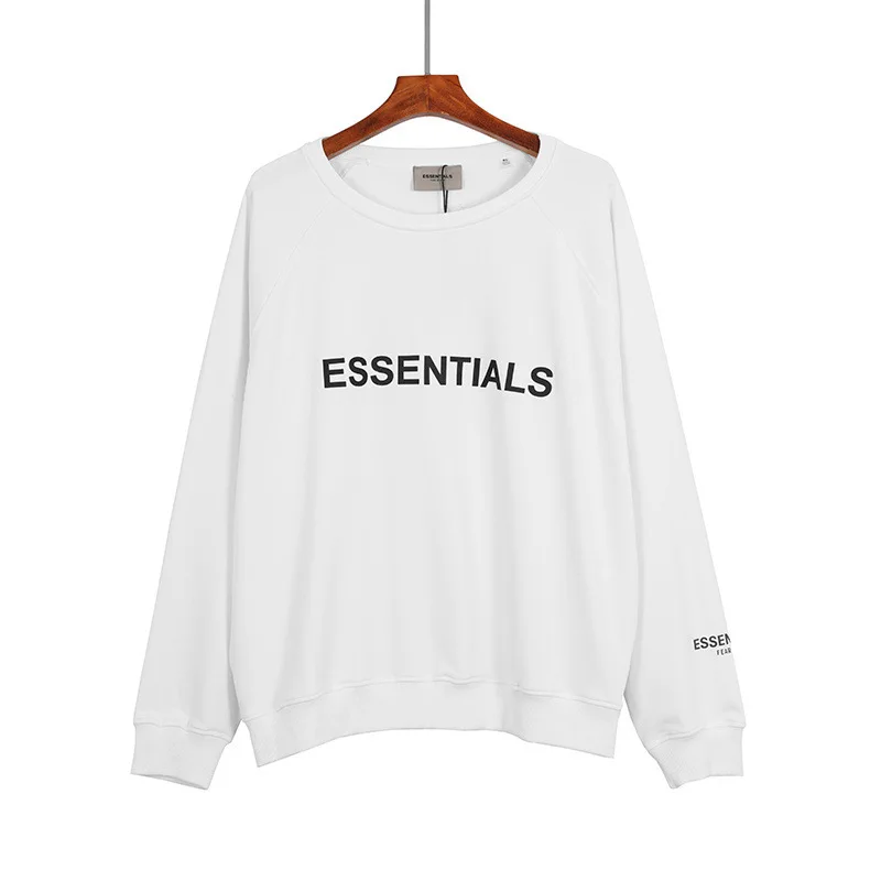 

2021 men's feel of God fashion essentials raglan sleeve letter round neck sweater