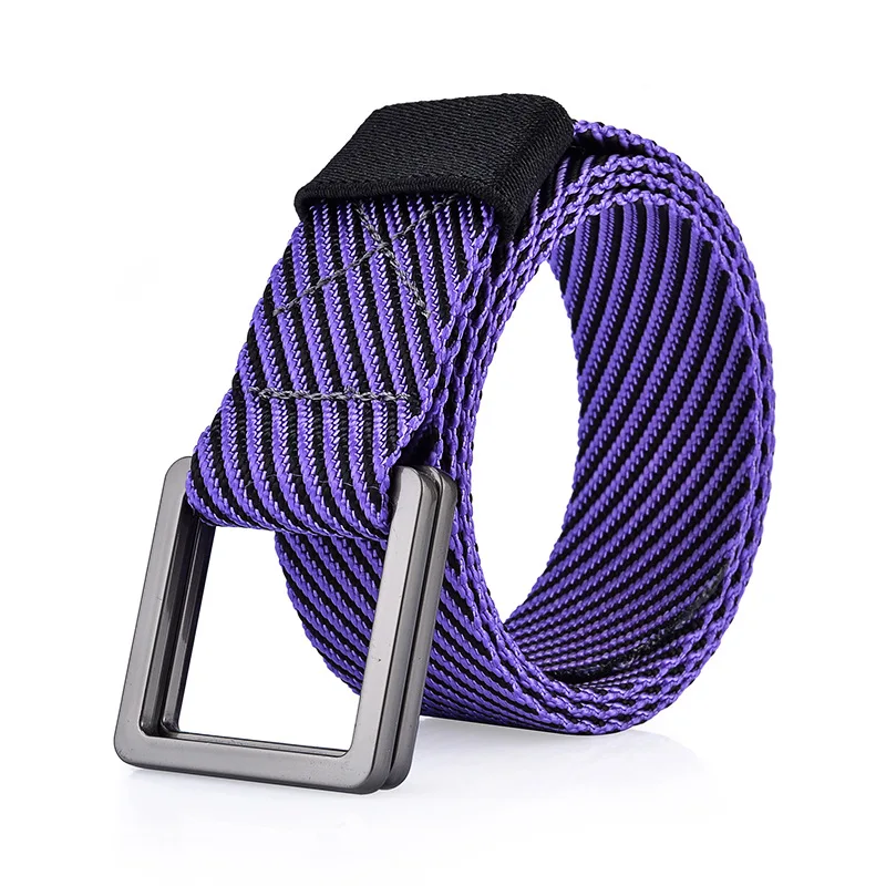Мужские и женские повседневные тканевые ремни из чистого нейлона джинсы брюки