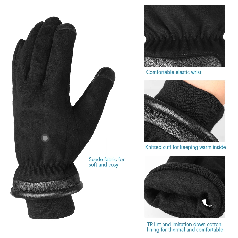 Перчатки для катания на лыжах водонепроницаемые ветрозащитные перчатки