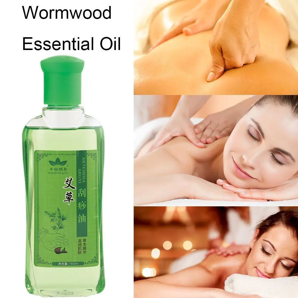 

Ginger Oil Ginger Compound Essential Oil 180ml Wormwood Open Back Scraping Oil Massage Oil Dispelling Cold And Moisture Body