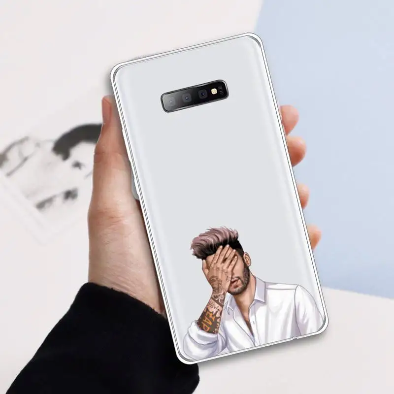 

Zayn malik singer one direction Phone Case Transparent For Samsung Galaxy A 71 21s S note 8 9 10 plus 20 ultra