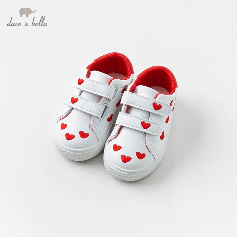 DB12861 Dave Bella baby girl весенняя обувь для новорожденных девочек повседневная с принтом