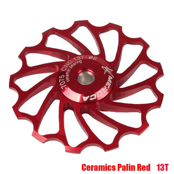 MTB Mountain Bike Road Bicycle Jockey Wheel 13T Aluminum Alloy Rear Derailleur Pulley Metal Bearing Guide | Спорт и развлечения
