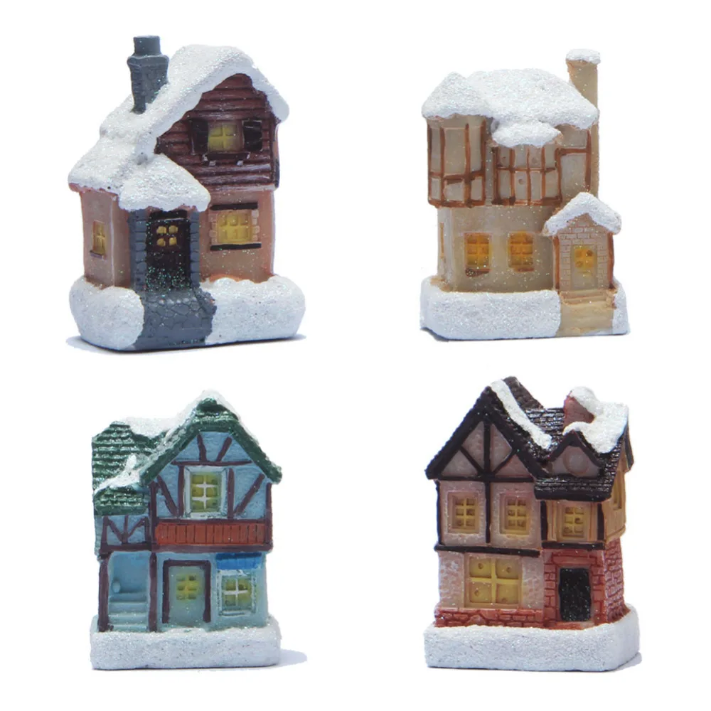 Рождественский Кукольный миниатюрный дом сделай сам с елкой и фигурными