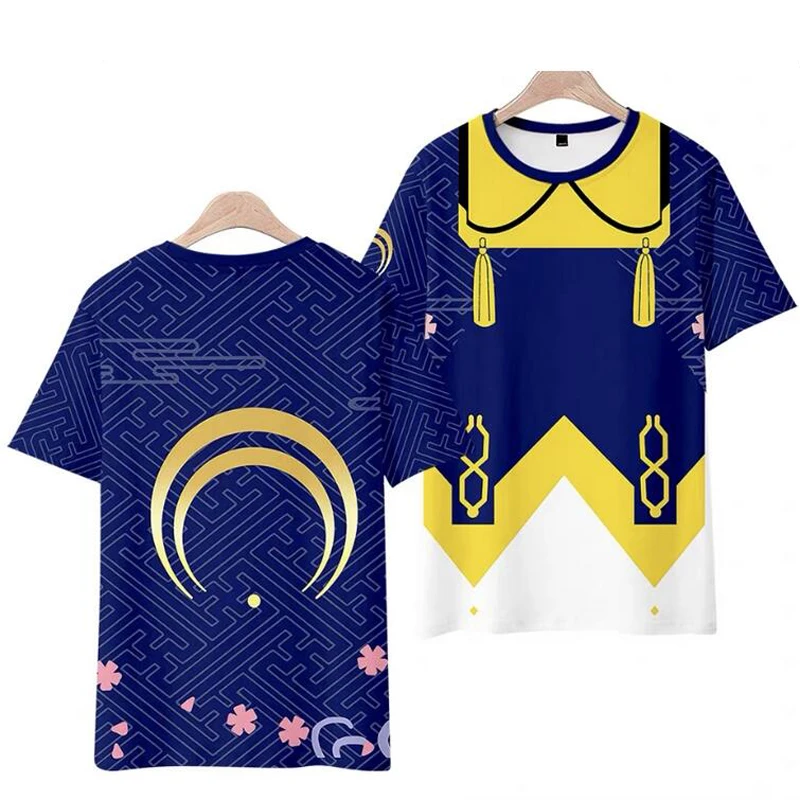 

Anime Touken Ranbu 3D T Shirt Women Men Summer Fashion Short Sleeve Funny Tshirt Hipster Graphic Tees Streetwear Cosplay Costume