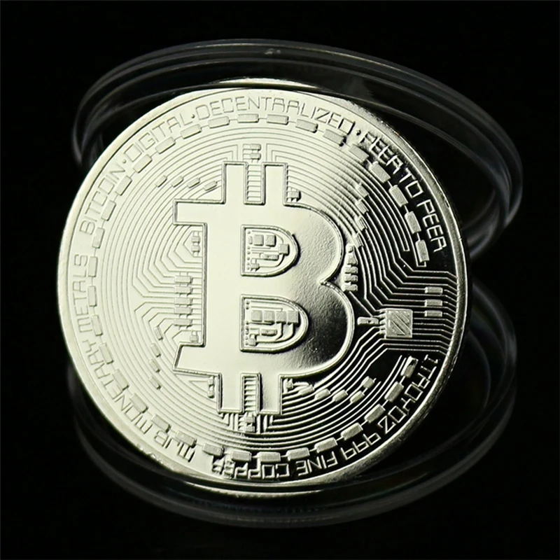 Биткойн авторская коллекция Позолоченные физическая биткоинов Биткоин BTC с