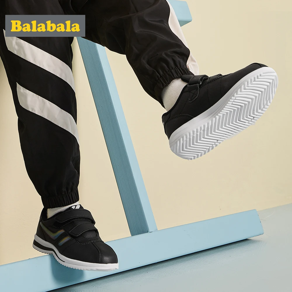 Balabala/Новинка весны 2019 Детская обувь Спортивные кроссовки для маленьких девочек