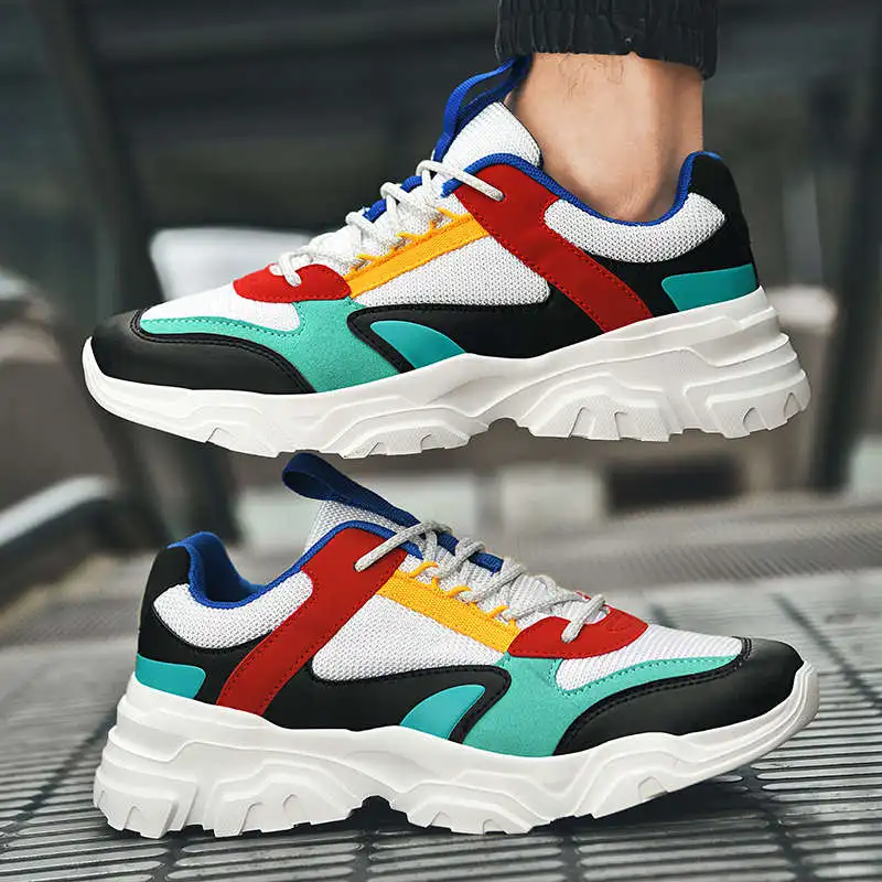 

Athlete Lights Sneakers Height Increase Sport Shoes Men Zapatill Black Running Shoes Nice Sports Sneakers Number 8 Tennis Flame