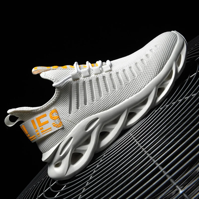 Модные сетчатые мужские кроссовки Легкая мужская повседневная обувь Спортивная