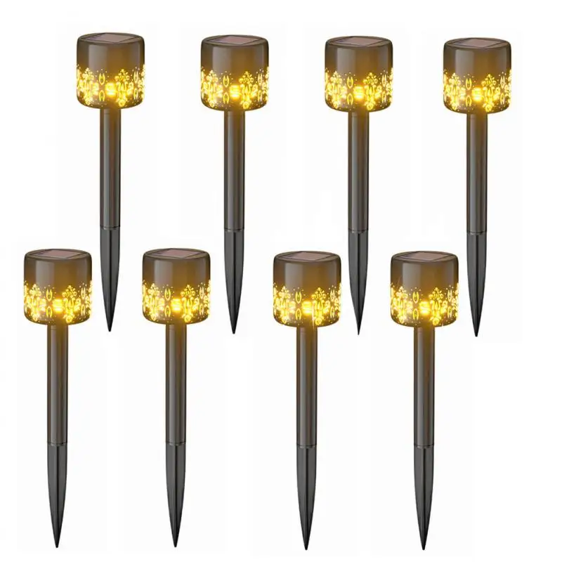 

Декоративный садовый светильник на солнечной батарее, полый садовый фонарь для газона, уличное освещение для сада, водонепроницаемый фонар...