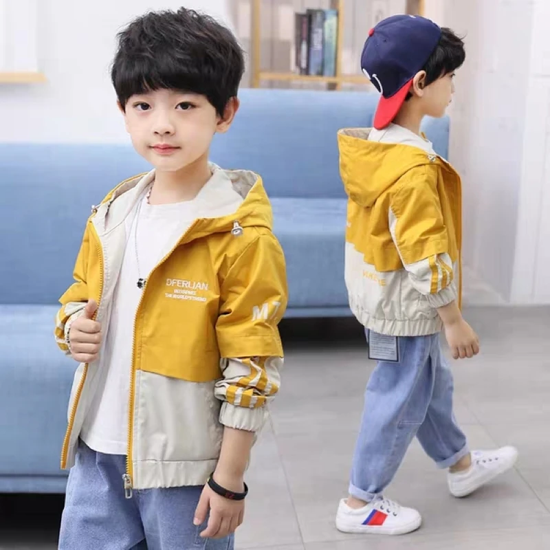 Детская одежда куртка для мальчиков от 4 до 13 лет 2020 новая детская свободная