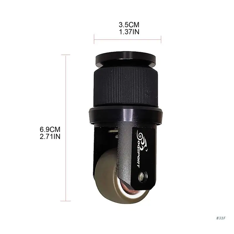 Складной велосипедный вспомогательный ролик встроенный нажимной круг для