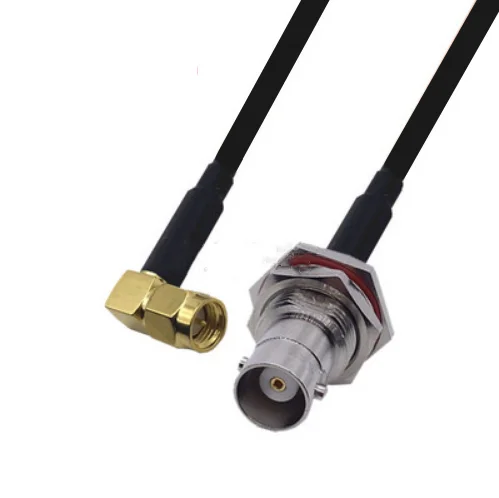 

LMR300 Cable Kabel SMA Male Right Angle to BNC Female jack adapter LMR300 Pigtail Low Loss Coaxial Cable Extension 1M2M5M