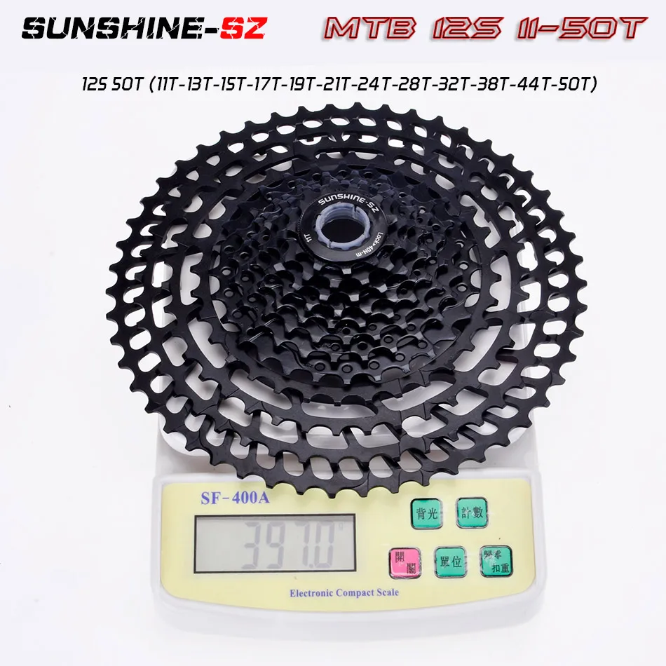 SUNSHNE MTB 11 Geschwindigkeit 11-50 t кассетт 365 г ультралайхт Fahrrad Freilauf 11 t Fahrrad Teile Berg мех shimano M9000 M800