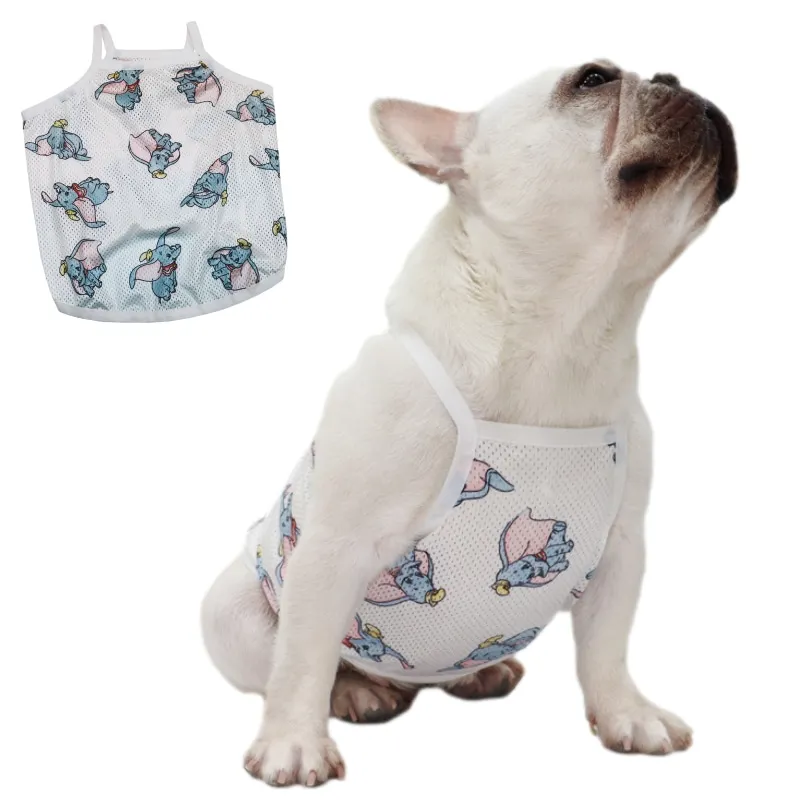 

dog vest french bulldog costumes dog summer clothes Cute Printed pet t shirt Clothes for Small Dogs Puppy Vest Pets clothing
