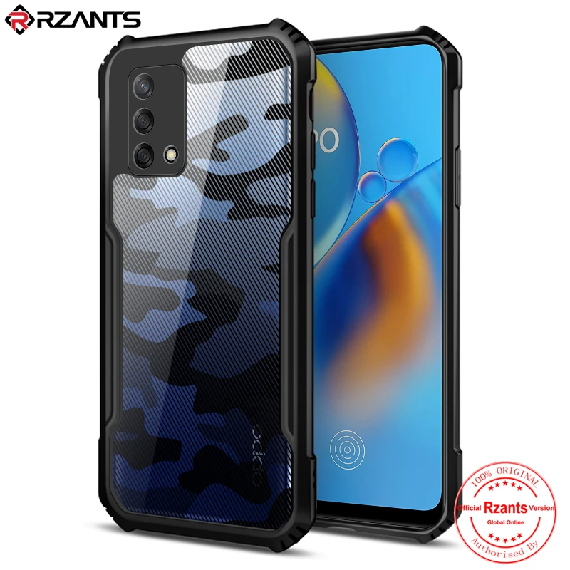 

Rzants For OPPO A74 A54 A94 A93 OPPO F19 Pro Oppo Reno 5F Reno5 Lite Case Hard Camouflage Slim Clear Cover Phone Shell