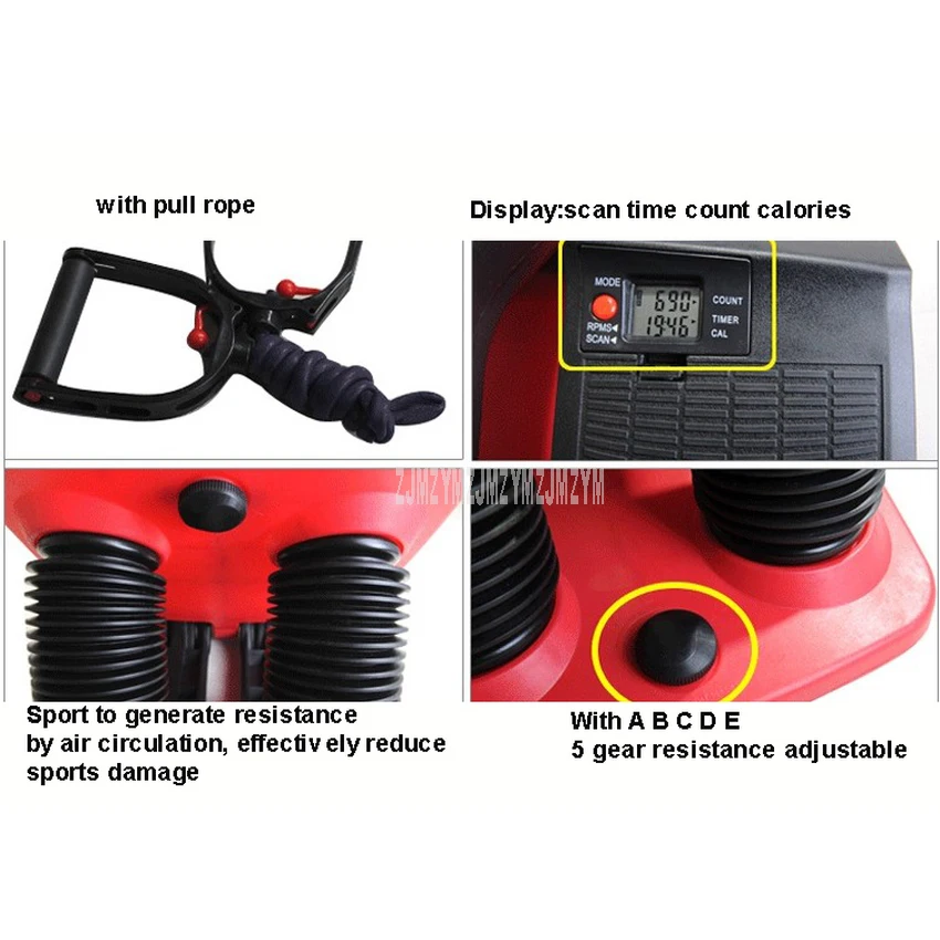 Многофункциональный воздушный шаговый тренажер с Натяжной веревкой бытовой для