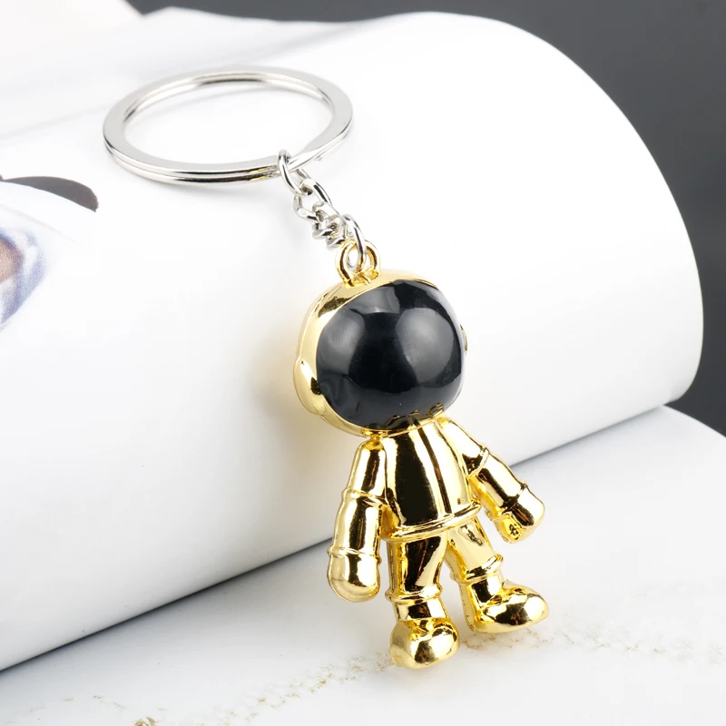 Металлические подвесные брелоки для автомобиля брелок личность космонавт в виде