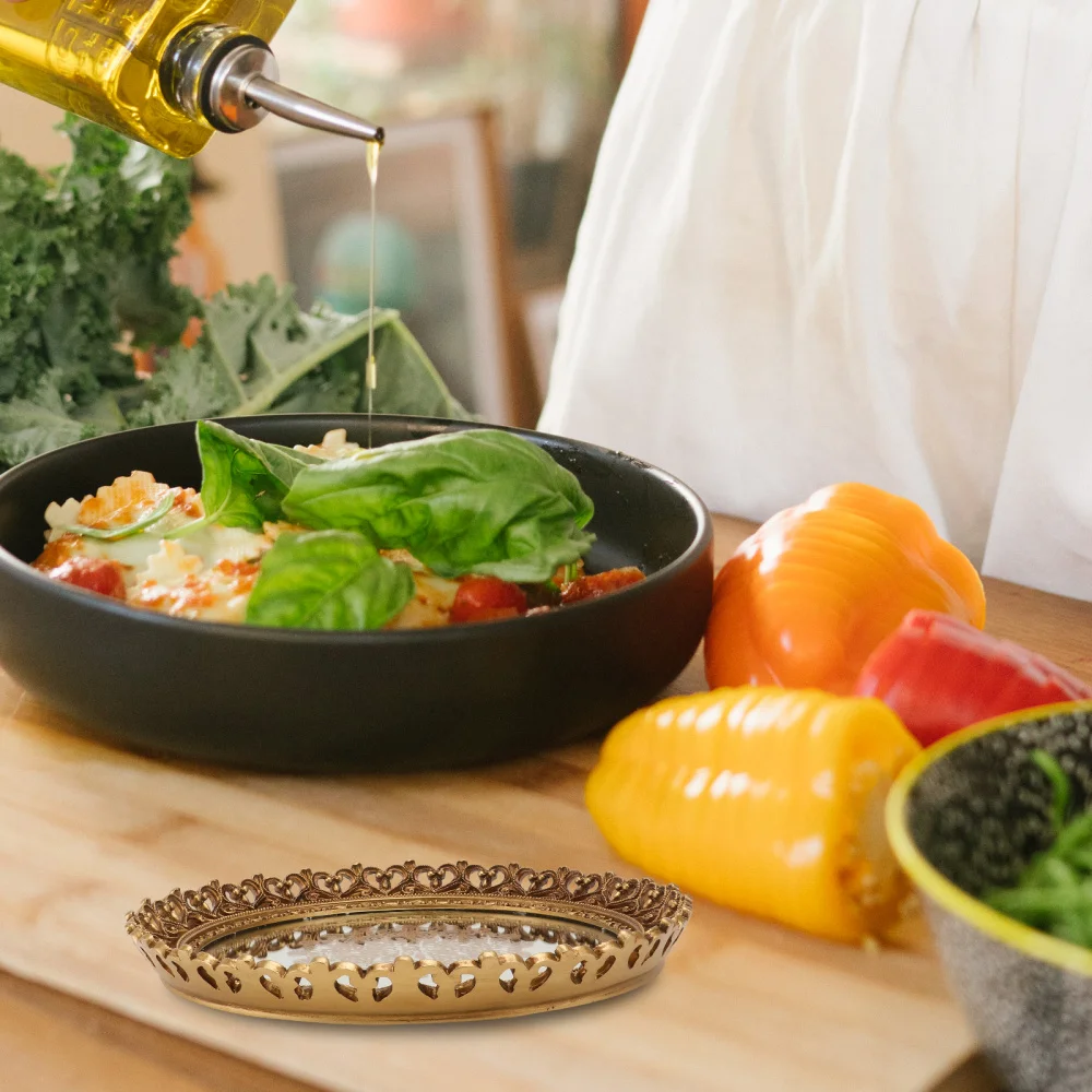 

1pc Creative Cake Plate Delicate Dessert Plate Elegant Snack Plate Party Supply