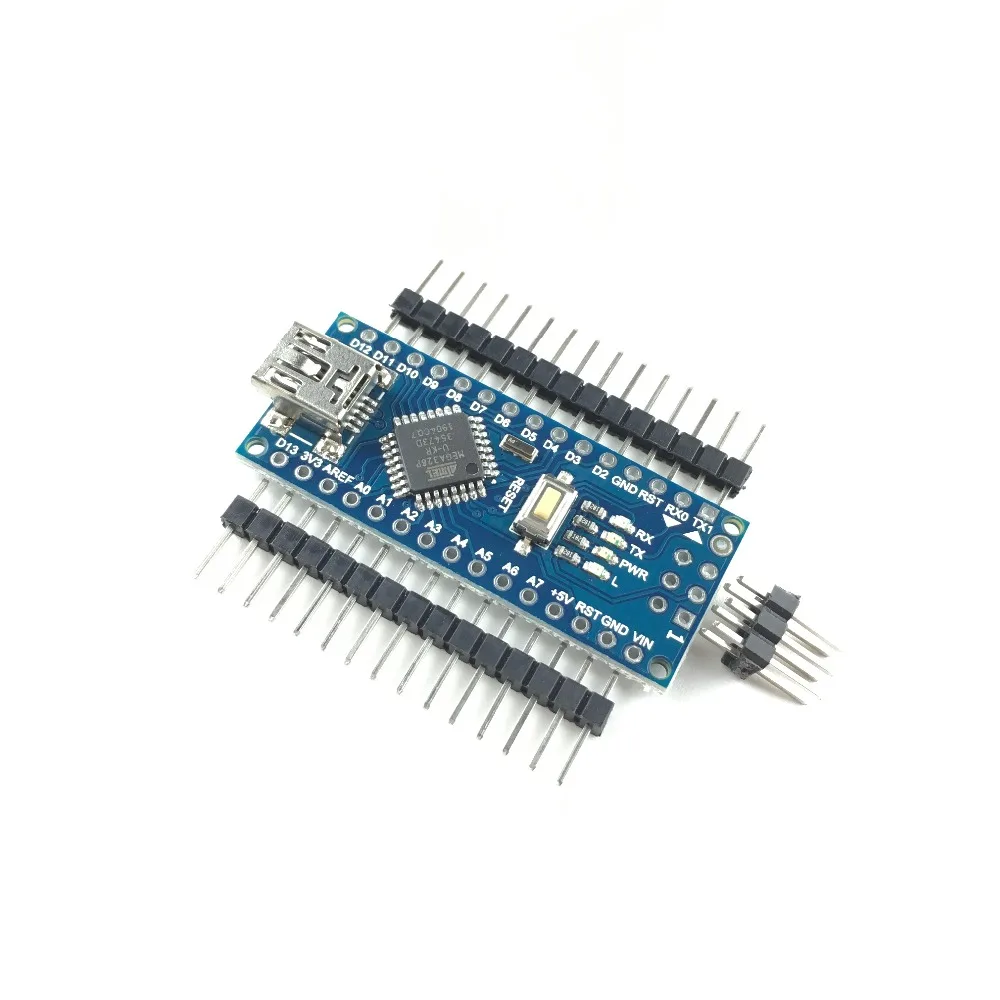 Горячая распродажа! 5 шт./лот Nano 3,0 контроллер совместимый для arduino совместимый nano CH340 USB драйвер без кабеля Thinary ATMEGA328PB