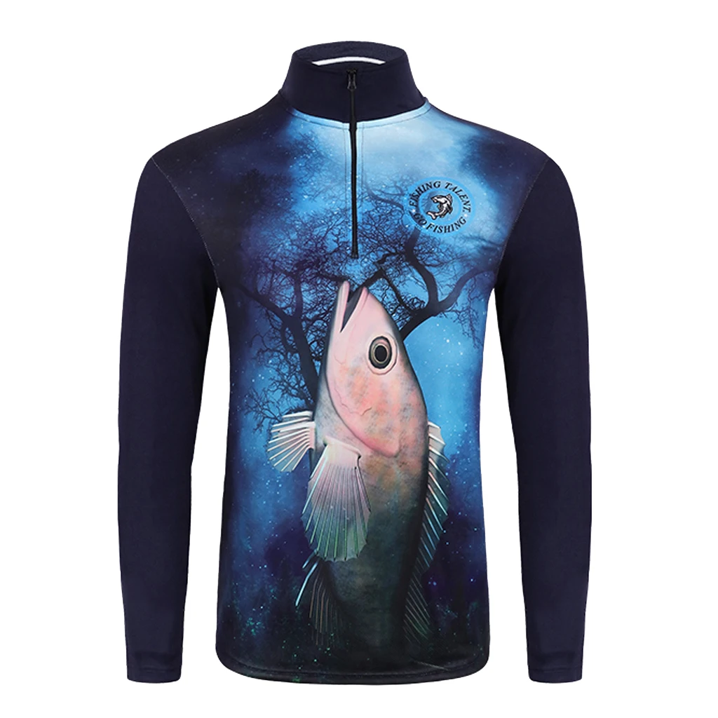 

Футболка с длинным рукавом для рыбалки, одежда для защиты от солнца, трикотажные изделия для рыбалки, Мужская одежда для рыбалки, костюм для ...