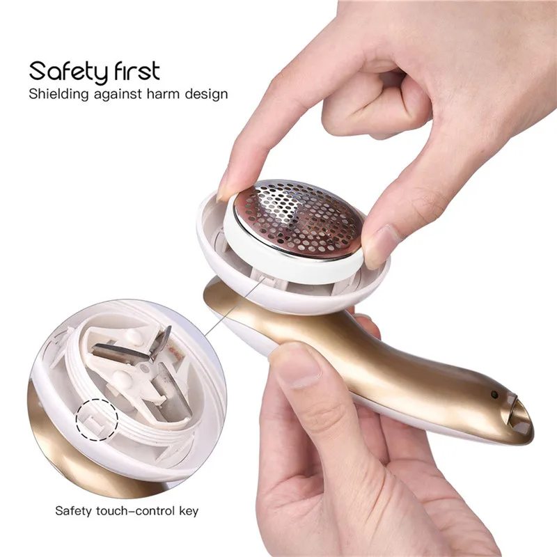 

CkeyiN Electric Clothes Lint Remover Fuzz Pills Shaver Sweaters Substance Curtains Removing Fabric Epilator Pellets Cut Machine