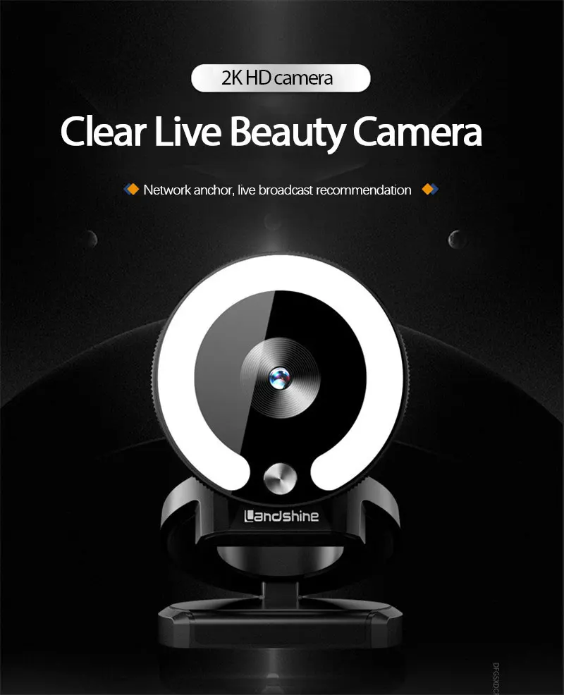 

Веб-камера Q18 HD 1080P 2K с автофокусом, с микрофоном