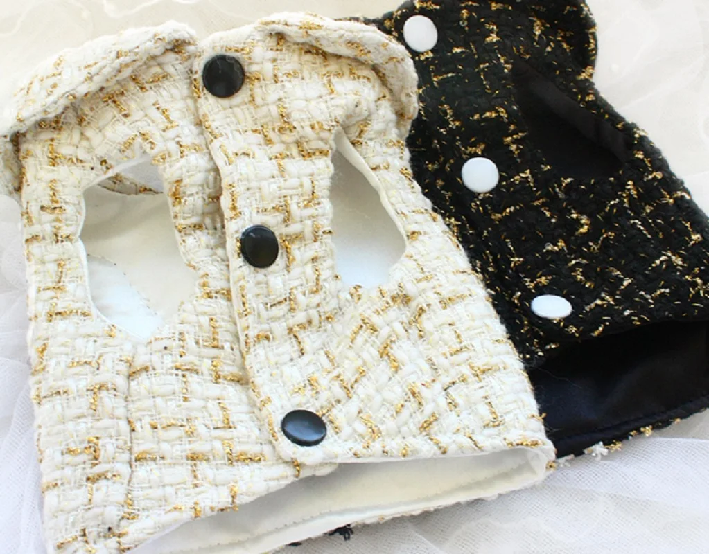 Роскошное пальто для собак ручной работы куртка вязаная зимняя одежда домашних