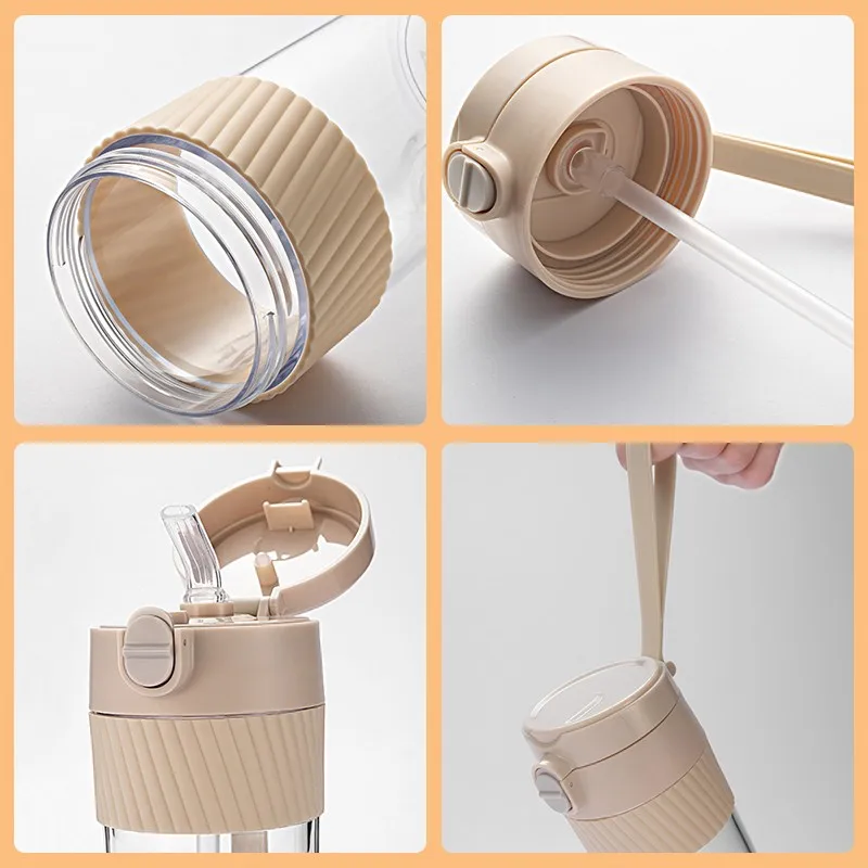 

Fuguang Tritan Water Cup Female With Straw Simple Portable Cute Tea Cup Large Capacity Portable Coffee Cup Plastic Water Bottle