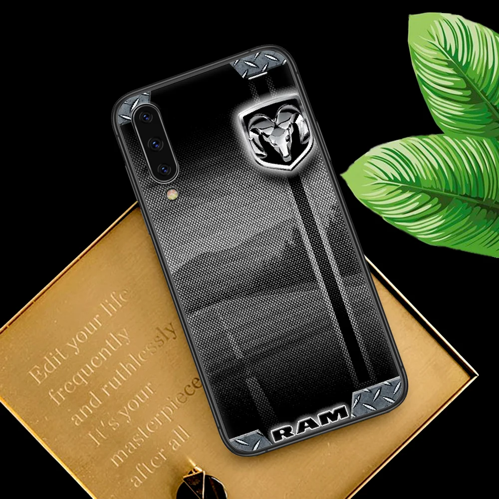 

luxury Dodge RAM Car Phone Case For Samsung Galaxy A 3 5 7 8 10 20 20E 21S 30 30S 40 50 51 70 71 black Bumper Silicone Etui