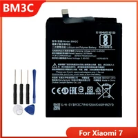 replacement phone battery bm3c for xiaomi 7 mi7 rechargable batteries 3170mah with free tools