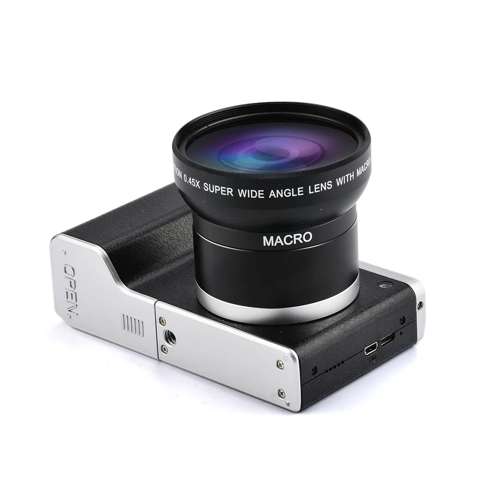 

AMYGOJJ Digital Video Camera 4 Inch Hd Touch Screen Support 32gb Sd Card Camera Wifi Wide-angle Lens