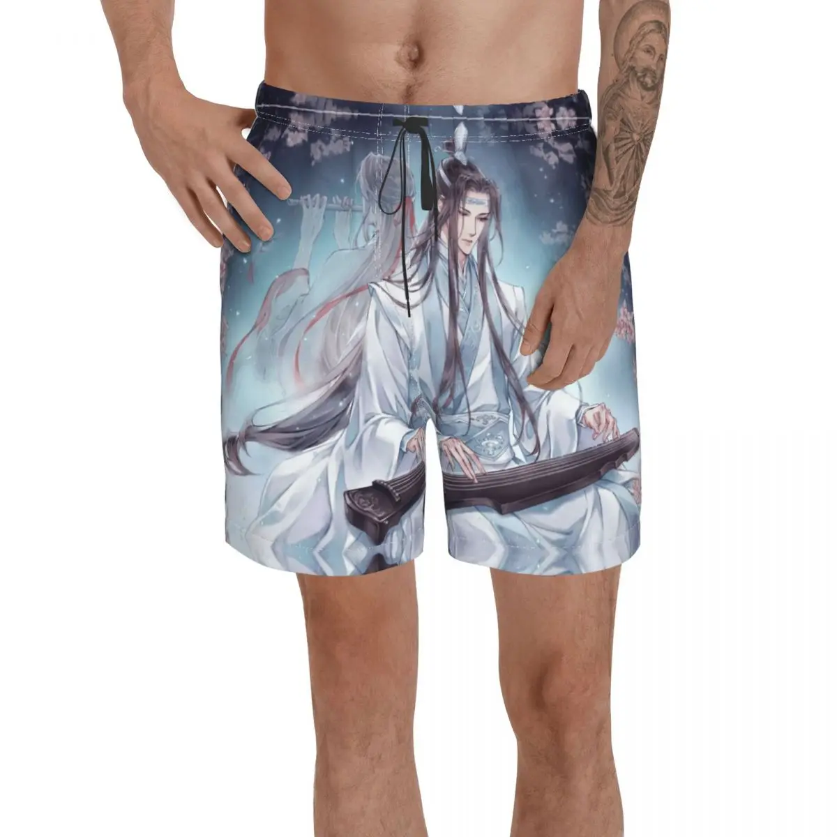 

Promo The Untamed 8 Anime Beach Breathable Quick Dry Anime print The Untamed Casual Male Shorts