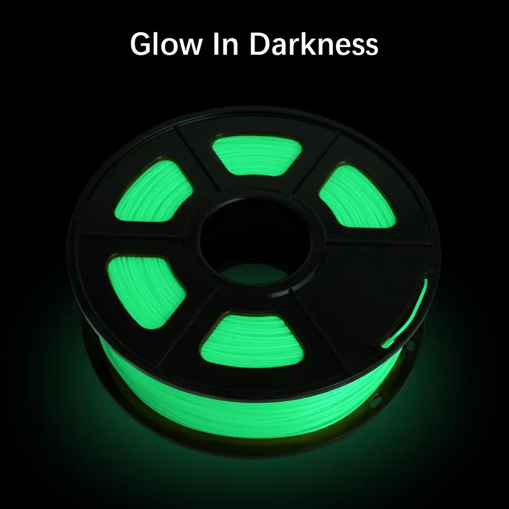 Нить PLA светящаяся в темноте 1 кг/катушка 75 мм нить печатный материал поставки для