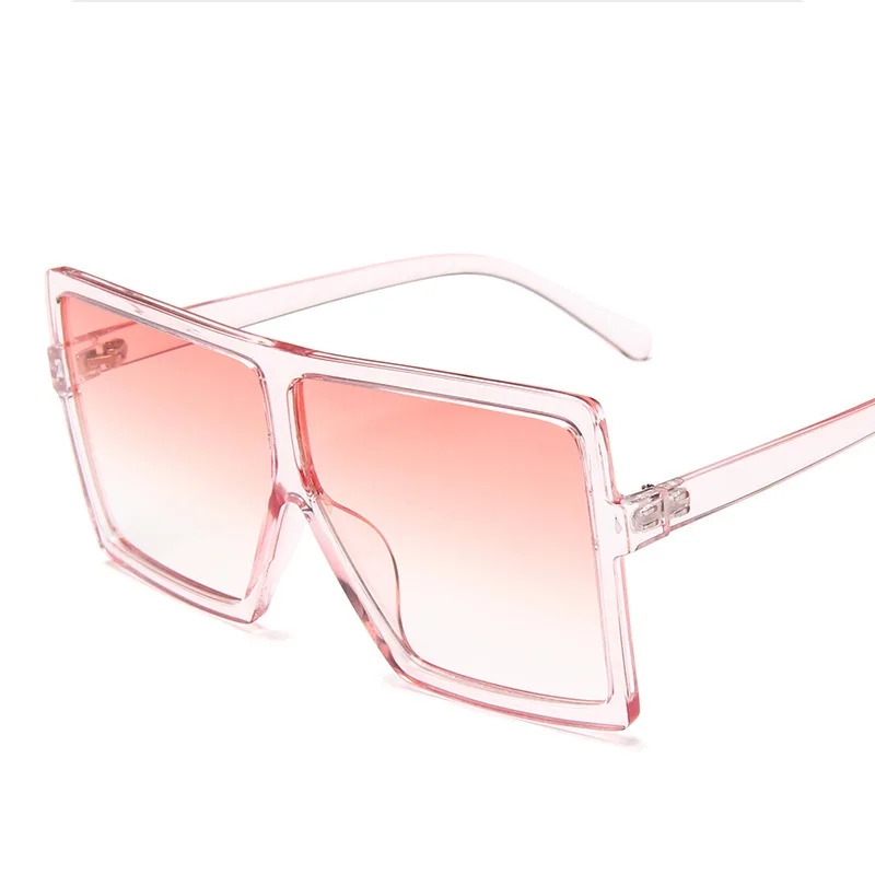 

Retro Big Frame Women Sunglasses Fashion Trend Eyeglasses Frame UV400 Metal Hinge Glasses